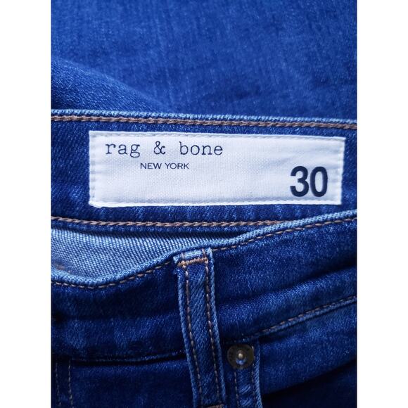 Rag & Bone Harlow Mid Rise Ankle Straight Jeans Size 29 - Picture 10 of 12